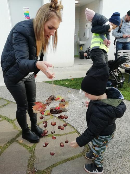 Třída Tučňáků a Rybiček - Podzimní dílna s rodiči