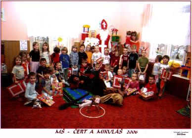 Mikuláš, čert a anděl